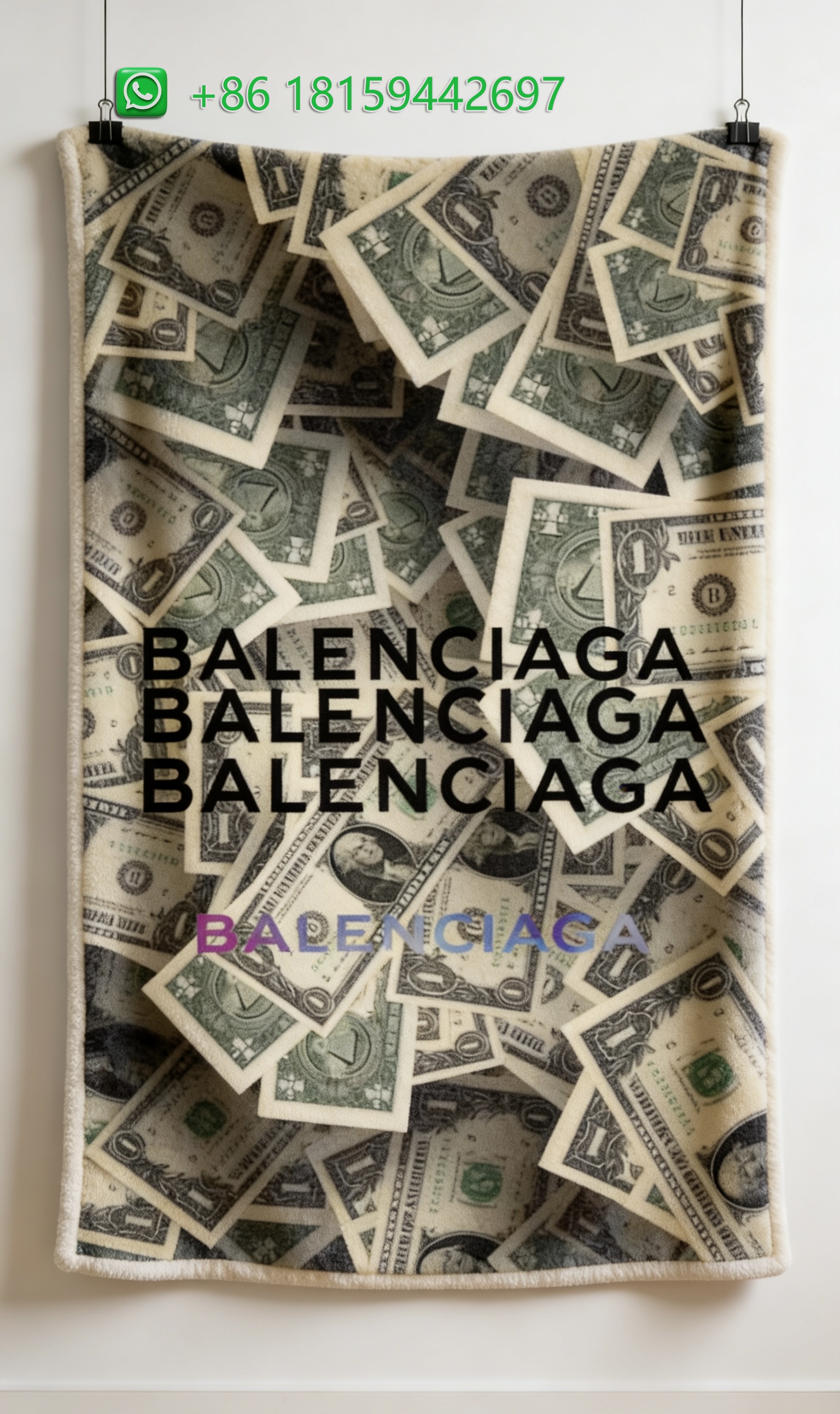 Balenciaga Throw Blankets